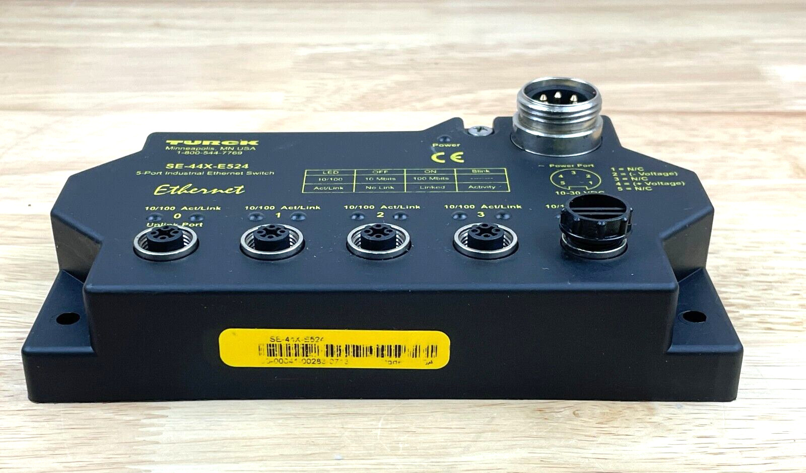 Turck SE-44X-E524 5-Port Industrial Ethernet Switch