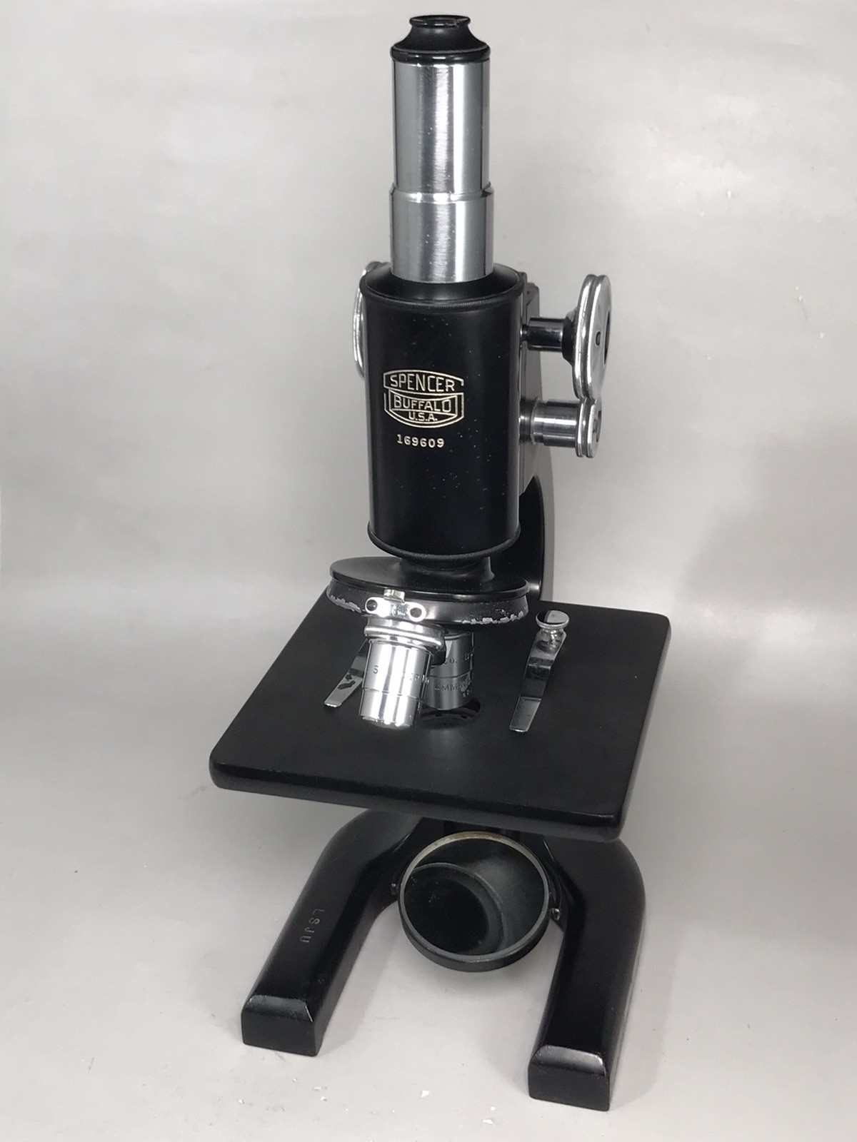Vintage Spencer Buffalo USA Microscope, As-is, Works