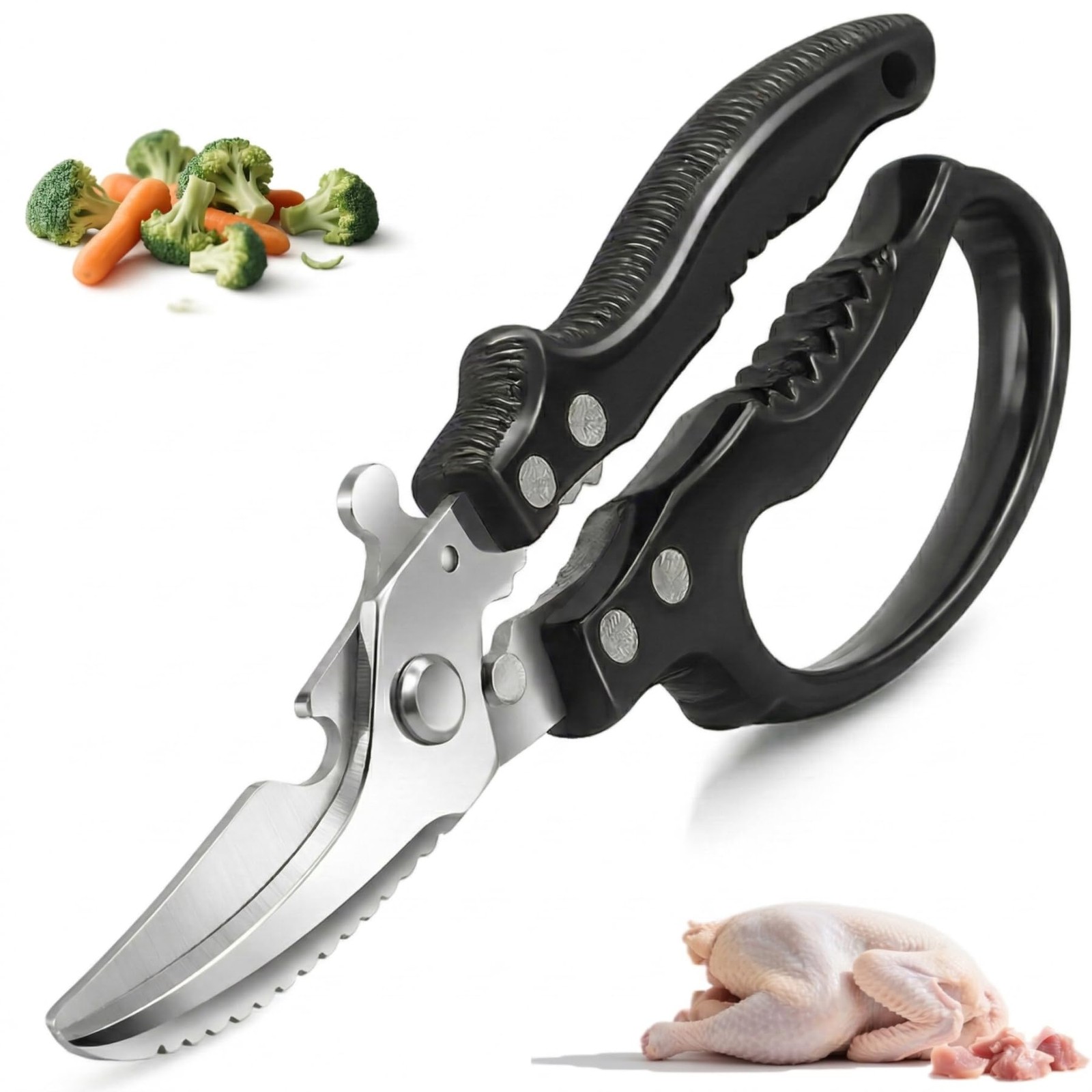Kitchen Shears Heavy Duty Stainless Steel Cooking Scissors