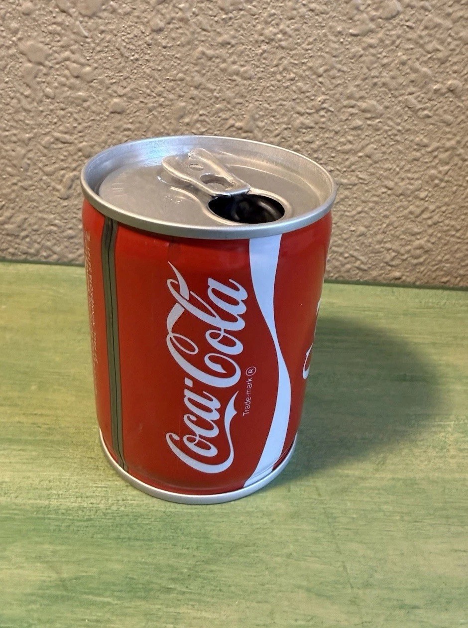 Vintage Small Coke Coca Cola Soda Pop Can 8 Oz