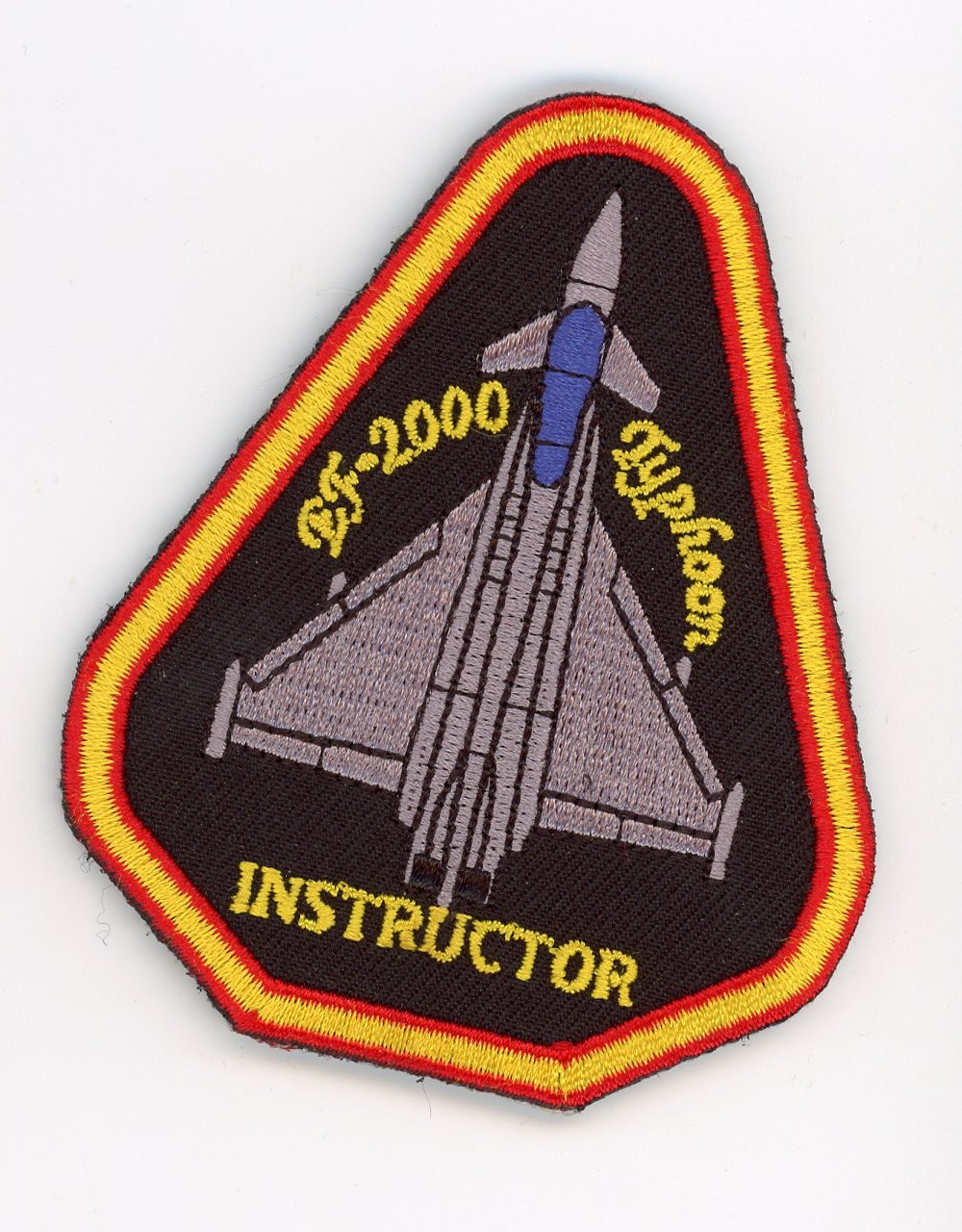 PATCH SPAIN ALBACETE AFB EF-2000 TYPHOON EUROFIGHTER VEL BACK PARCHE INSTRUCTOR