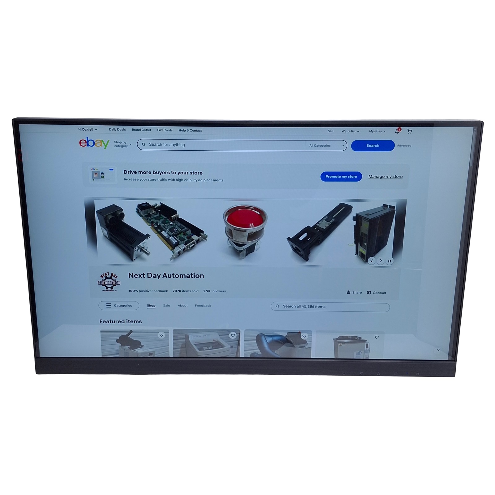 Planar PCT2235 Helium LED 22" Multi-Touch Screen Monitor w/Speakers 1920x1080