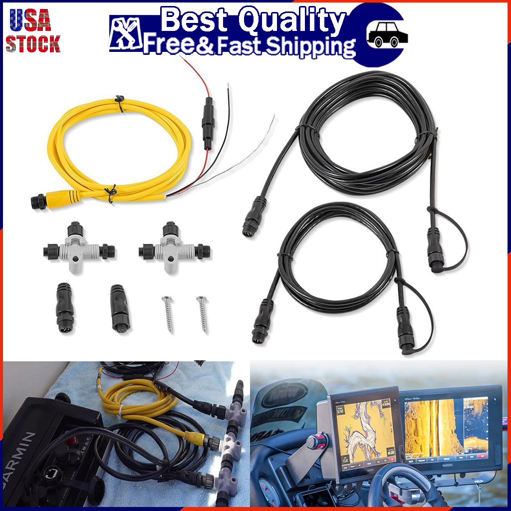 Garmin NMEA 2000 Starter Kit N2K Network Cable Drop/Power/Backbone/Connectors