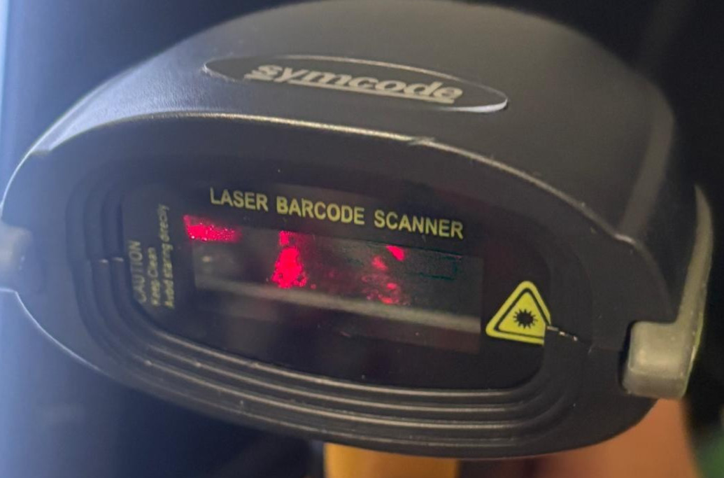 Lot of 2 Symcode Laser Barcode Scanner MJ-4209 with USB-A cable