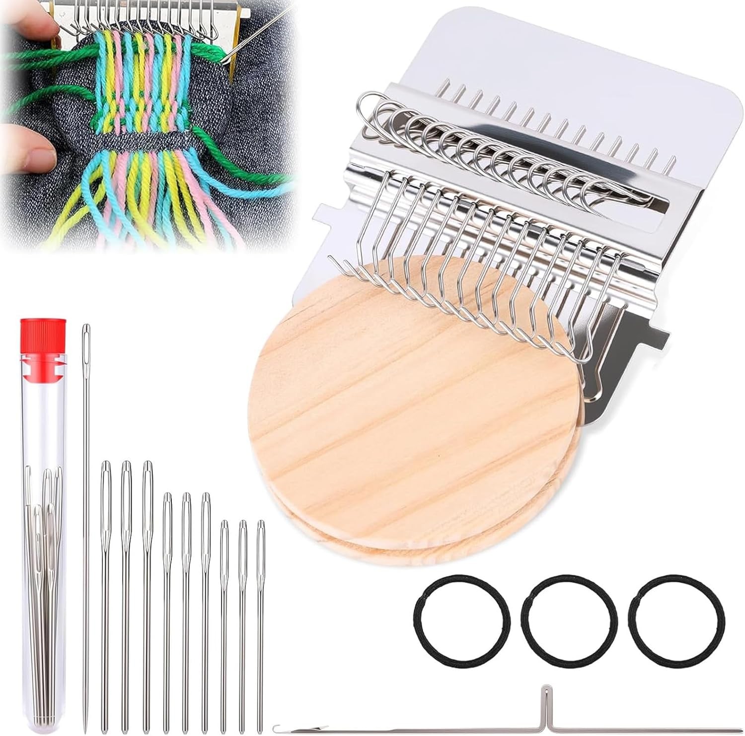 Knit Patch Loom MachiAN Knitting Kit Darning Loom Kit Patchmaker Knitpatch 2.0