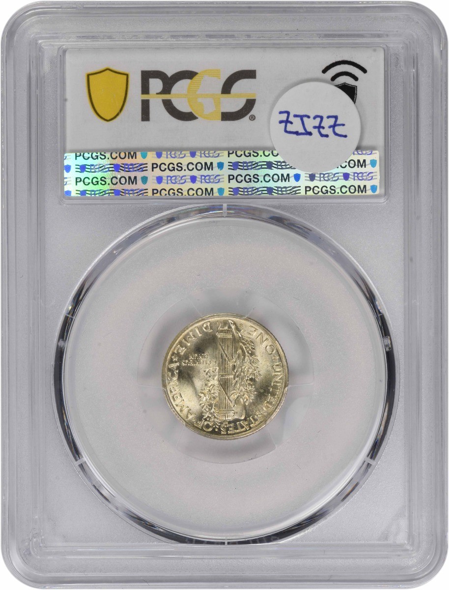 1945-S Mercury Silver Dime Micro S MS65FB PCGS