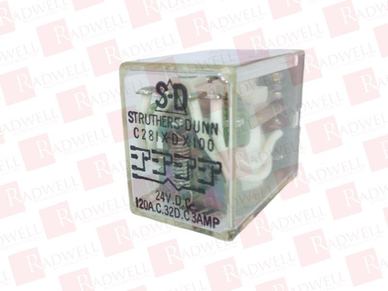 STRUTHERS DUNN RELAYS C281-XDX-100-DC24 / C281XDX100DC24 (NEW IN BOX)