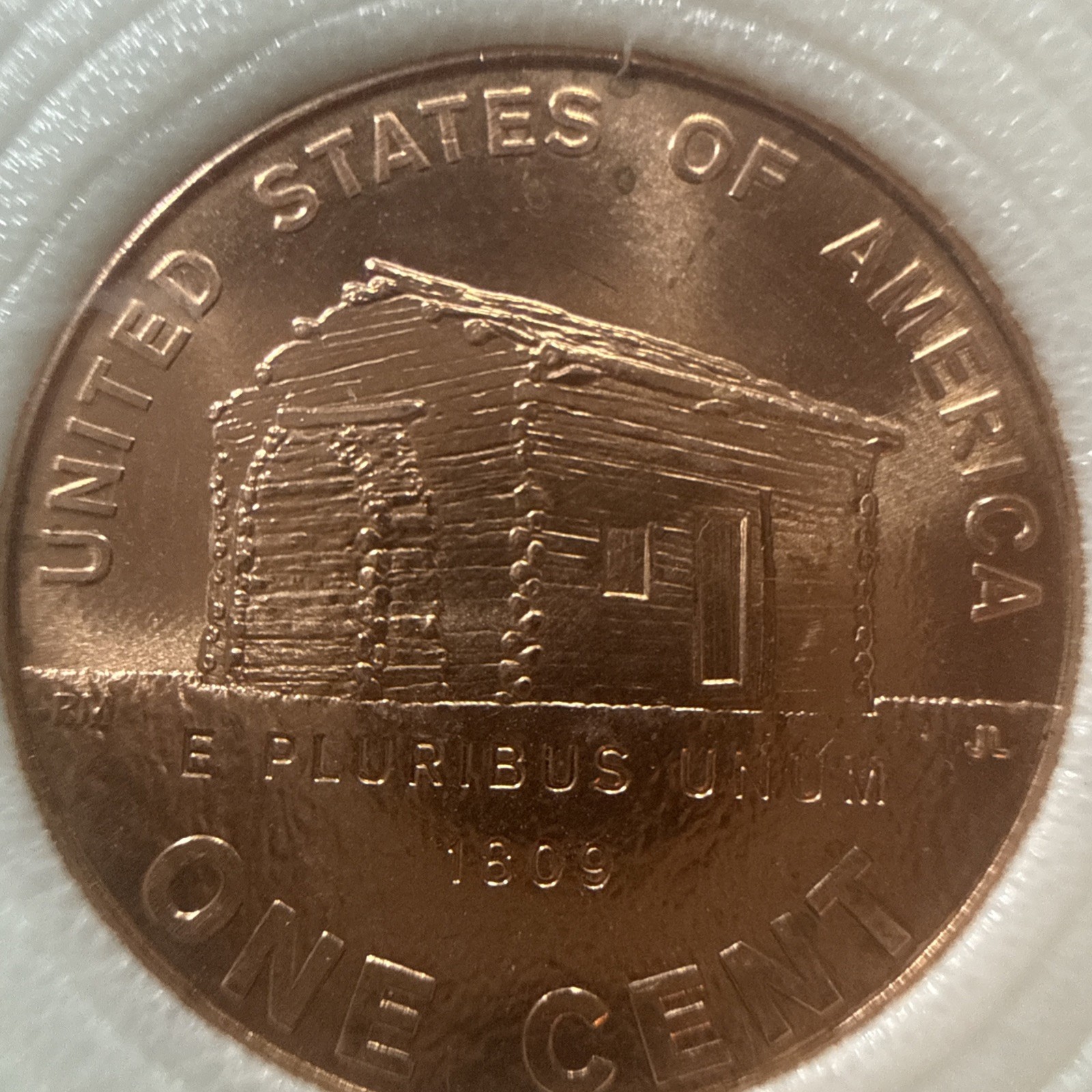 2009 Lincoln Log Cabin Early Childhood Cent /  1c  Brilliant Unc No Mint Mark