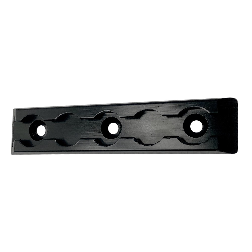 Pit Posse 6"" L Track Tie Down Anchor Rail Anodized Aluminum S track Cargo-Black