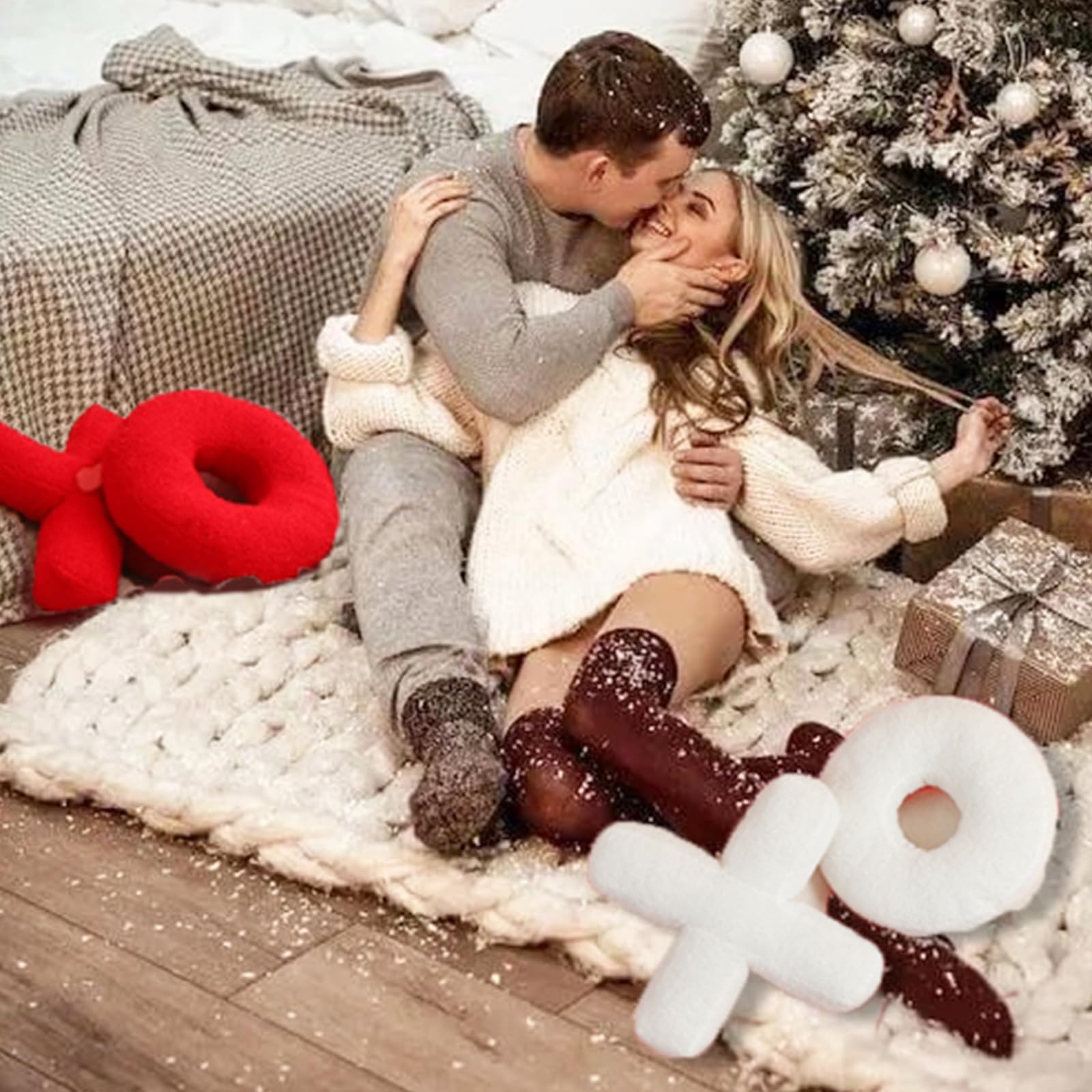 XO Pillows, Love XO Shaped Pillow, Red Throw Pillows, Love Pillow Gifts, Ultr...