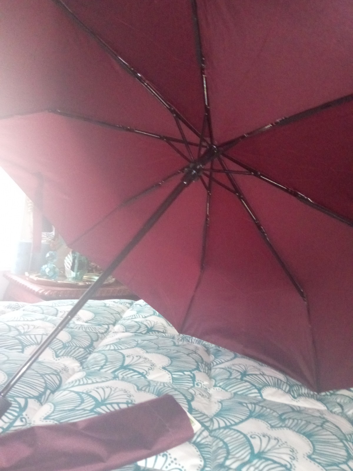 Burgundy MOSISO Umbrella AUTOMATIC NWT