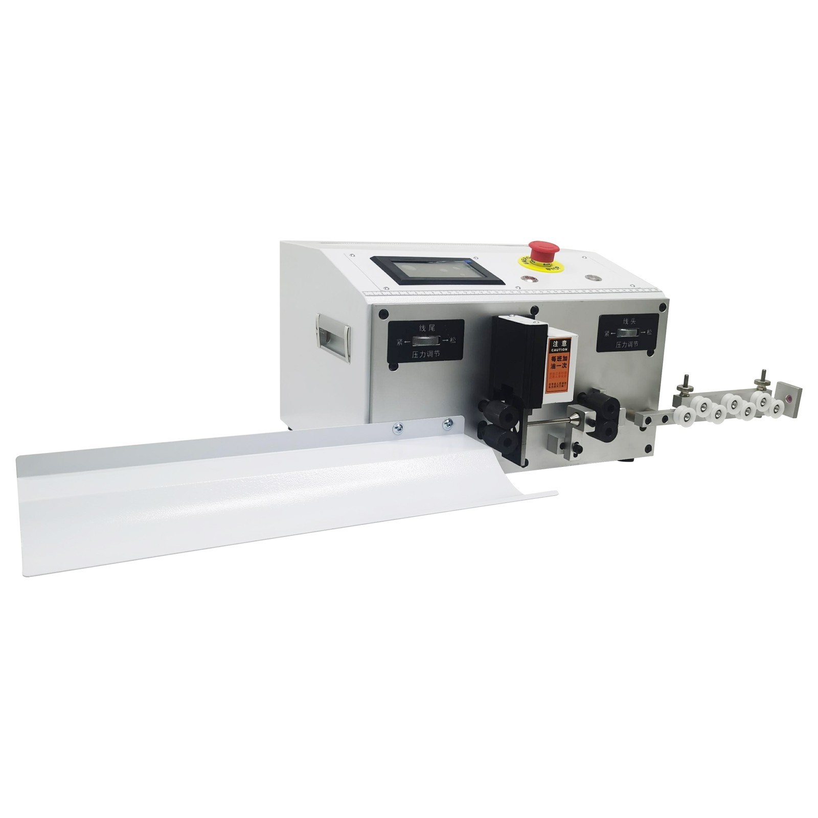 Automatic Wire Peeling Stripping machine Cable Cutter Length Adjust Touchscreen