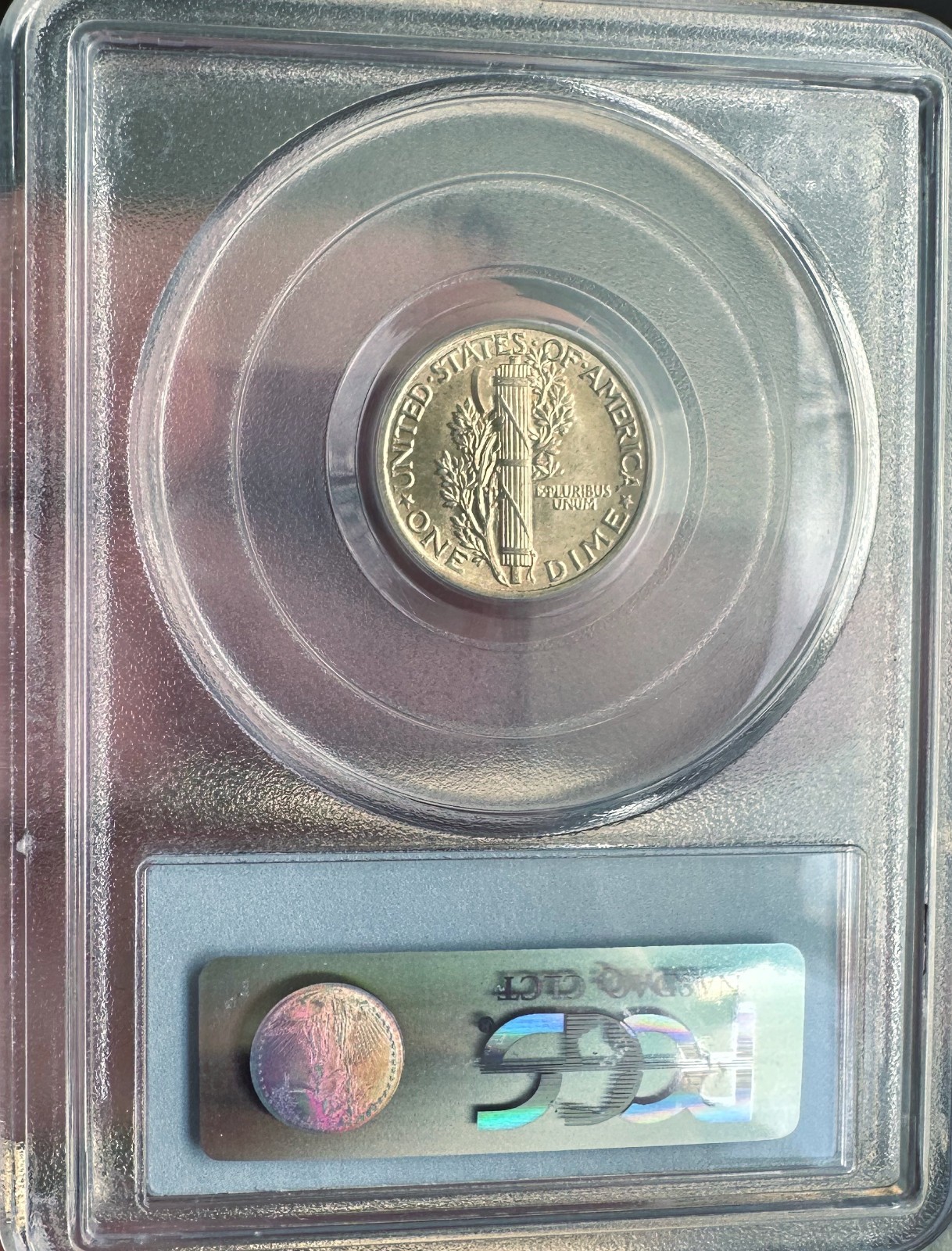 1923 Mercury Dime – PCGS MS63FB – Full Bands Premium Example