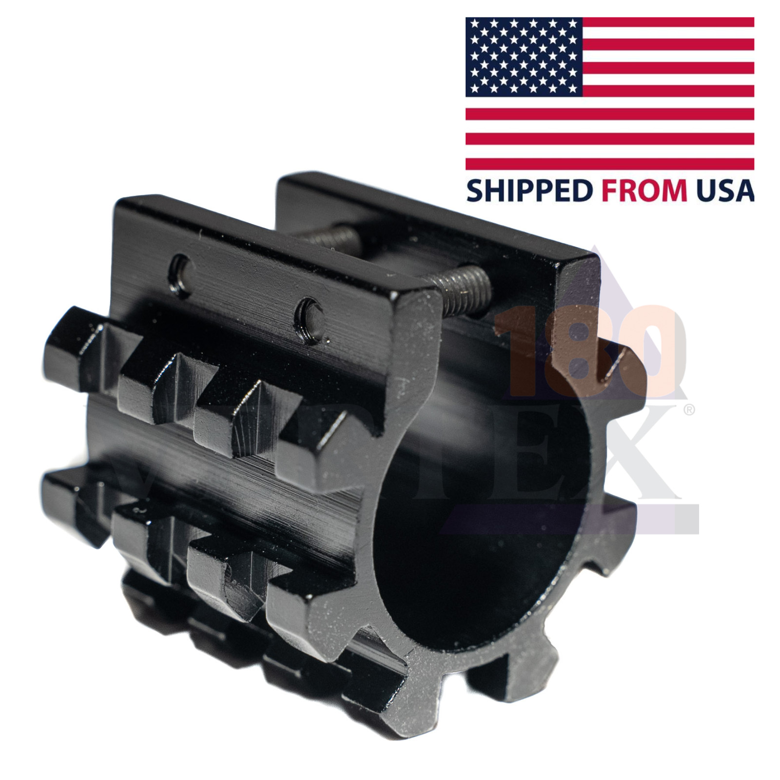 "NEW" Mossberg 500 590 88 Series 12GA Shotgun Picatinny 1" Rail Tube Mount (BLK)