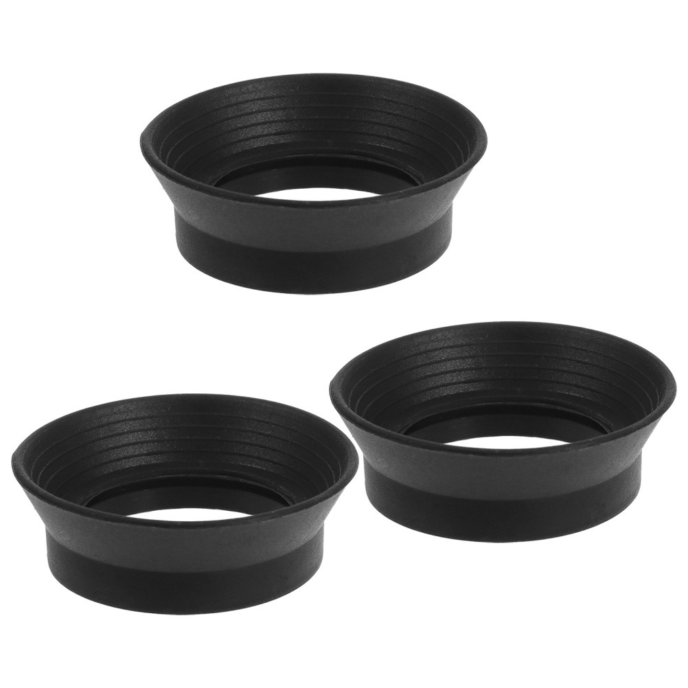 3 Pcs Microscope Eyepiece Protective Cover Protector Eyecups for Microscopes