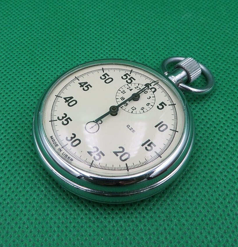 Mechanical Stopwatch Vintage Soviet USSR