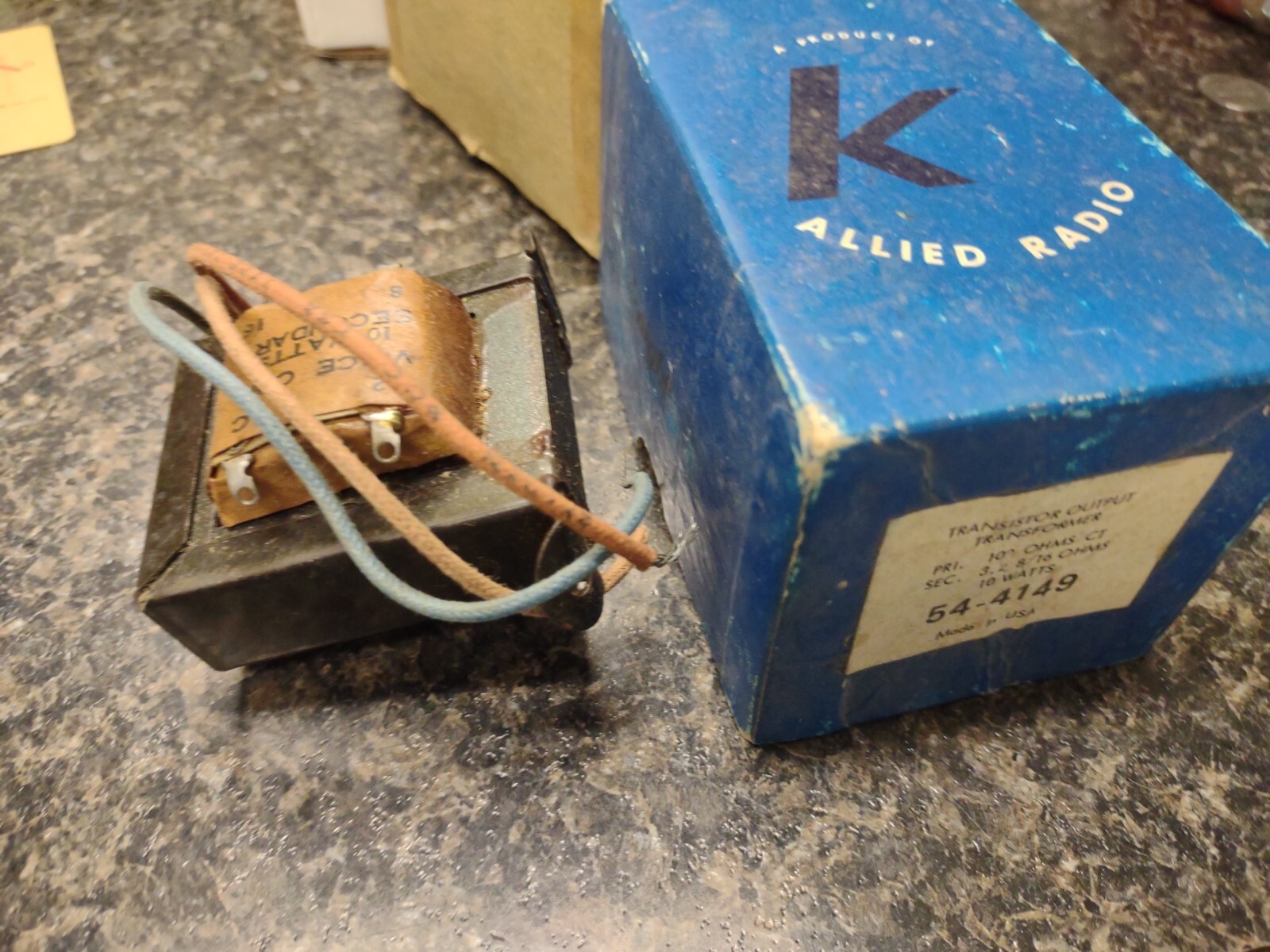 Vintage Knight ALLIED RADIO TRANSFORMER- 54-4149 Made In USA New Old Stock!
