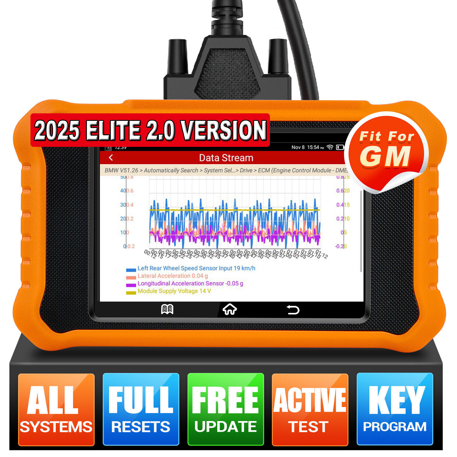 LAUNCH X431 Creader Elite 2.0 for GM/Cadillac OBD2 Scanner Car Diagnostic Tool