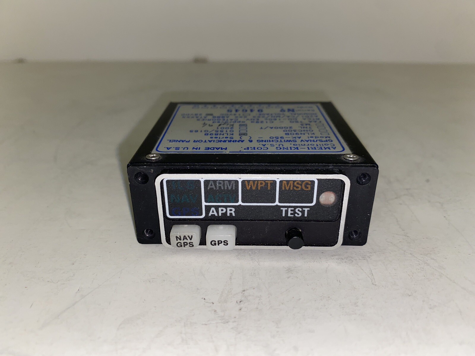 AMERIKING 94648 GPS/NAV Switching & Annunciator Panel for KLN89B & KLN94