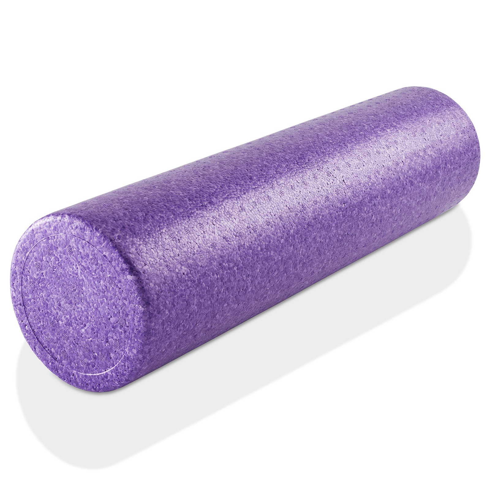 24" High-Density Foam Exercise Roller - Round Purple