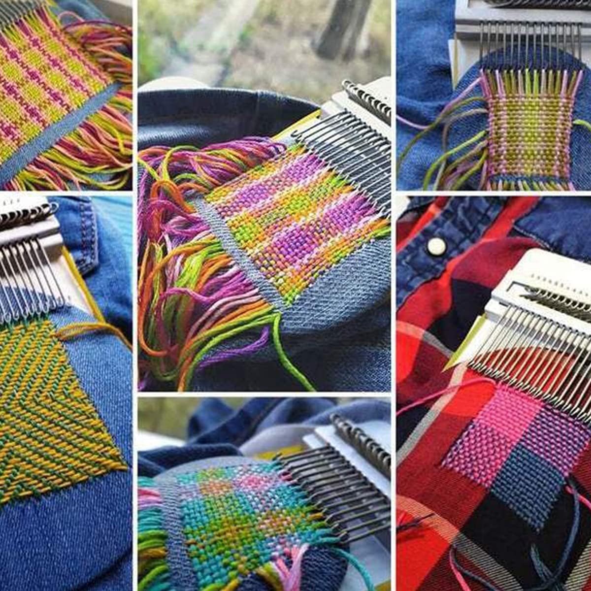 Knit Patch Kit, Mini Darning Loom, Darning Egg Weaving Tool Include Small Wea...