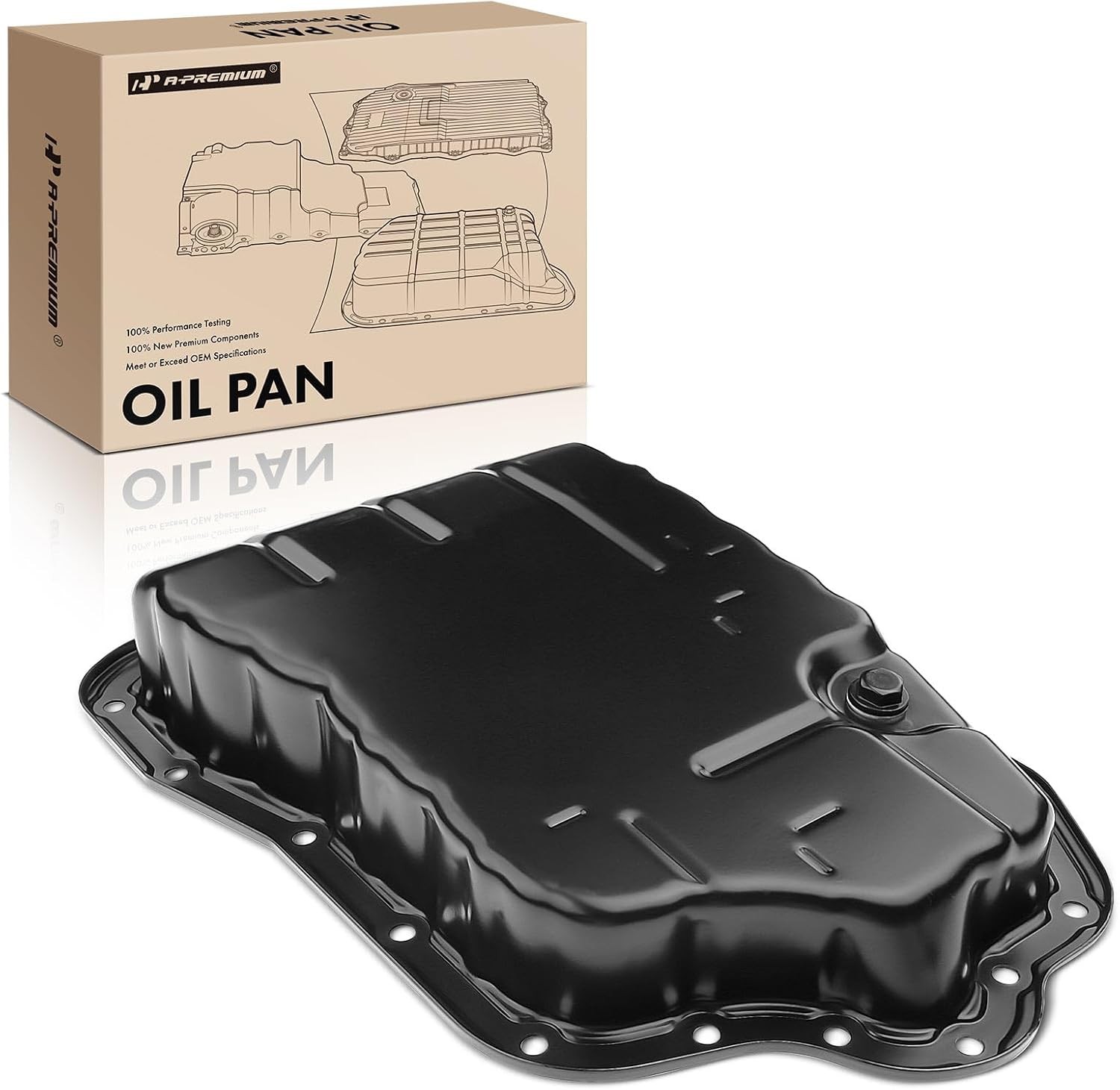 Transmission Oil Pan with Drain Plug Compatible Toyota Camry...