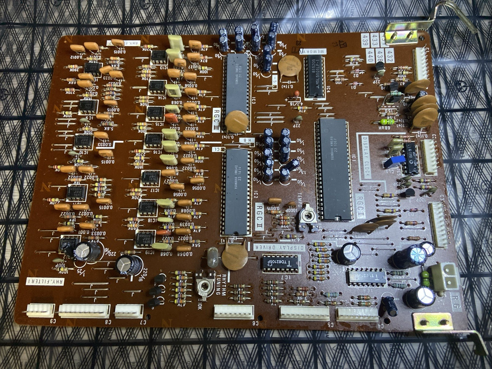 YAMAHA ELECTONE 405i ORGAN Board LC25844 GCMK-29EHB YM649 YM648 YM632