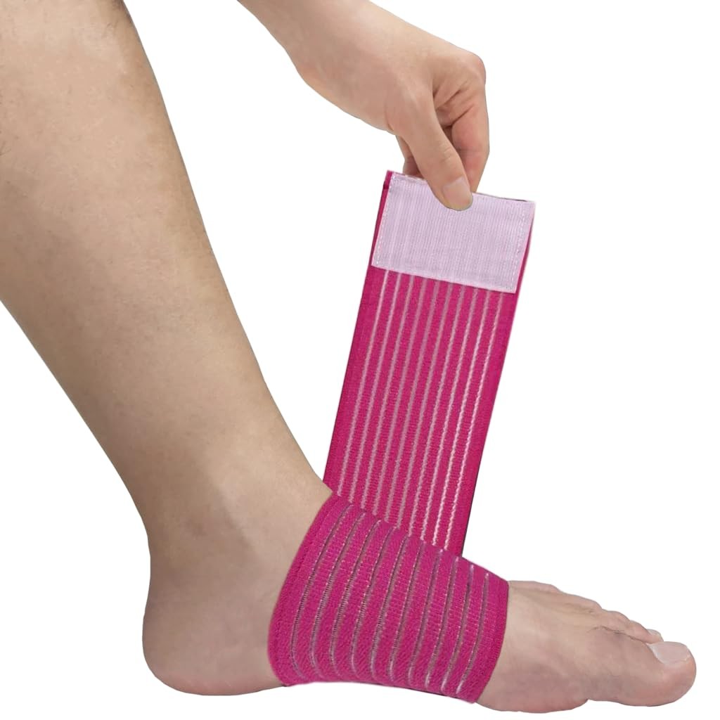 Elastic Arch Support Wrap for Plantar fasciitis, Foot Compression Bandage Bra...