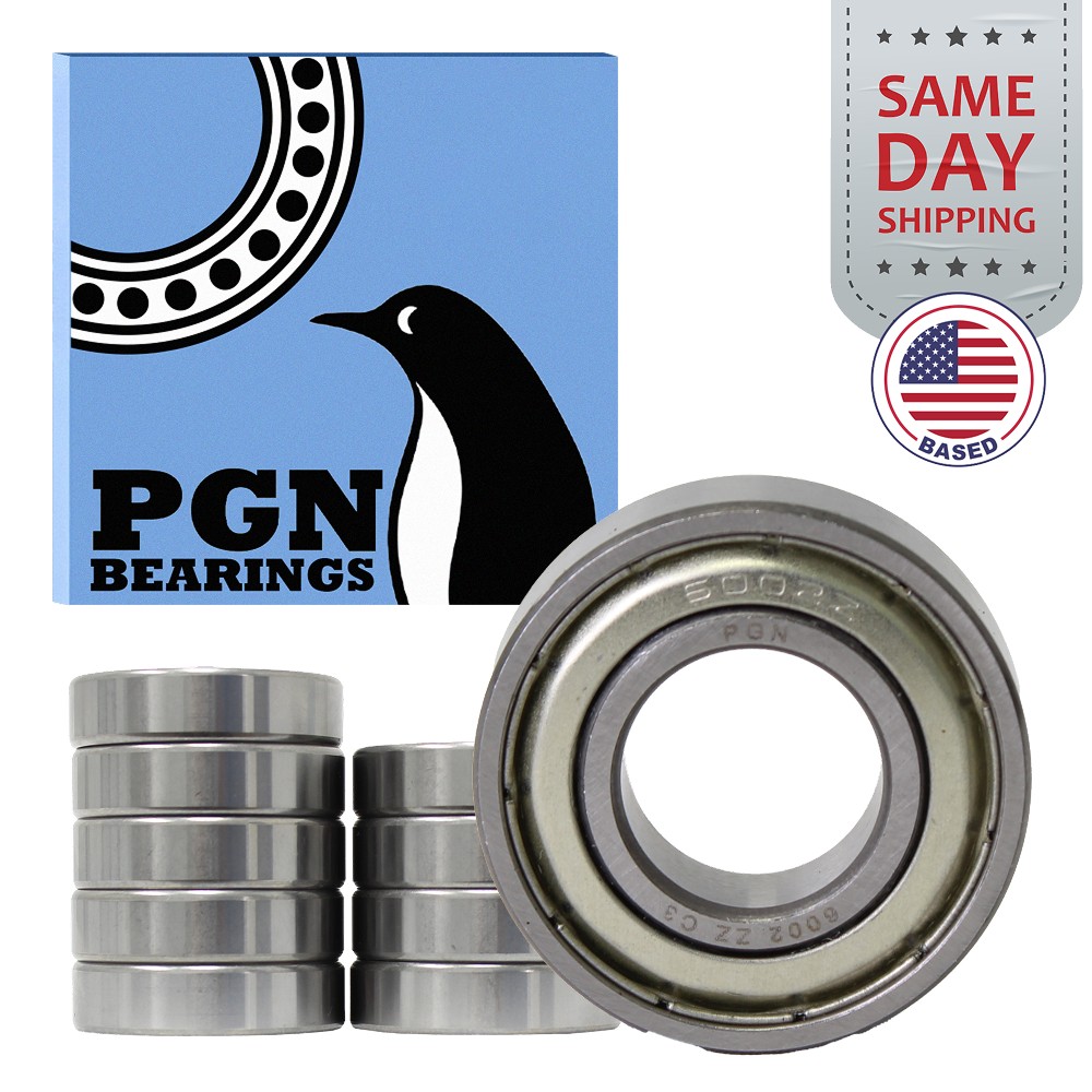 (10) 6002-ZZ Premium Metal Shield Ball Bearing C3 EMQ, 15x32x9, 6002 ZZ 6002z