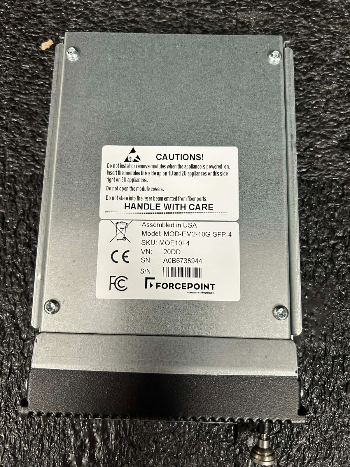 Forcepoint MOD-EM2-10G-SFP-4 10GSFP4 10GBs Internet Expansion Interface Module