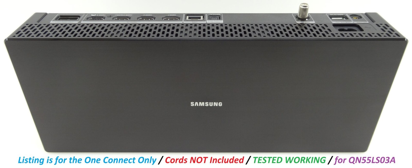 Samsung QN55LS03A One Connect BN96-53951X | TESTED | NO CORDS | SOC1001A | USED