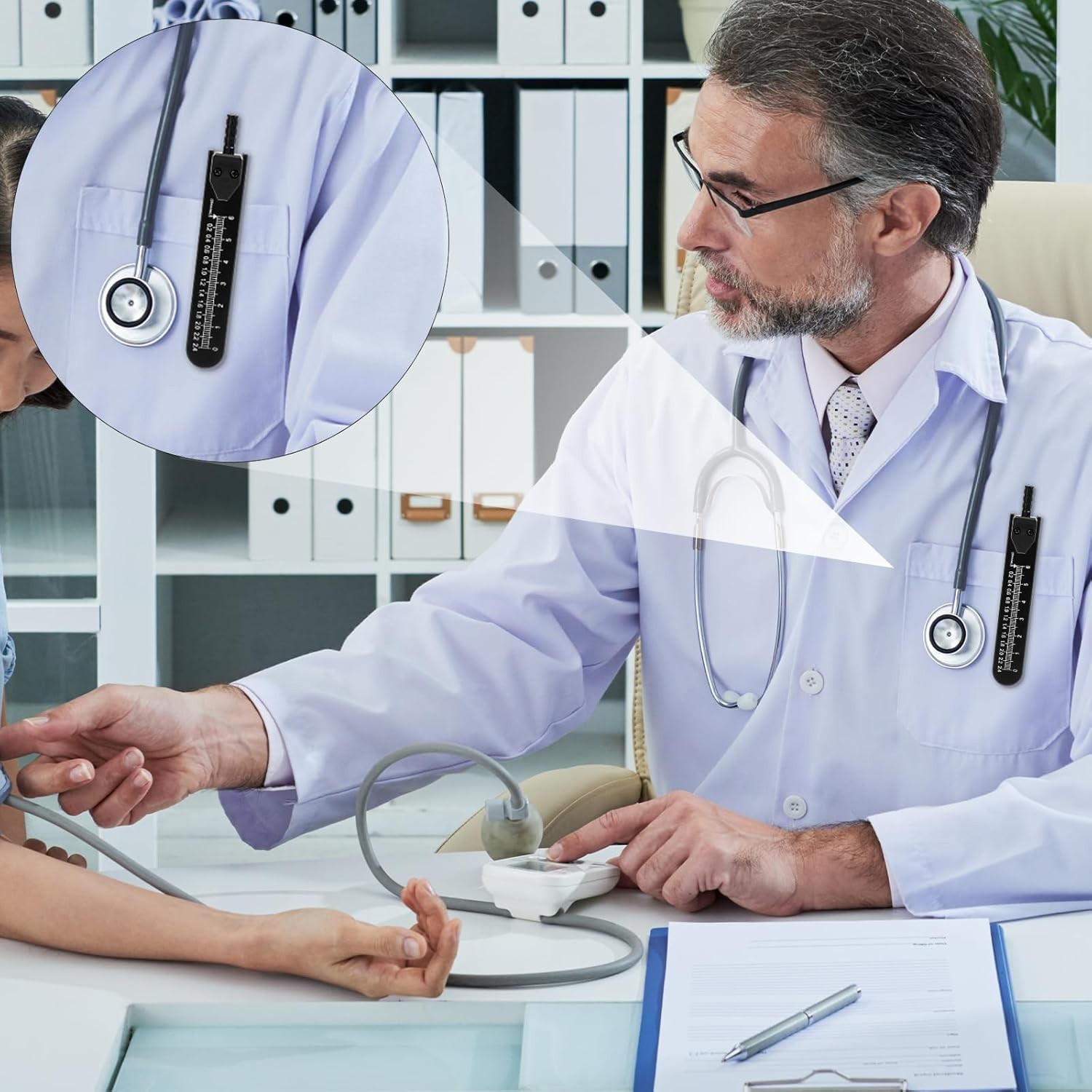 Calibrador de ECG, calibrador de ECG, divisor de electrocardiograma para