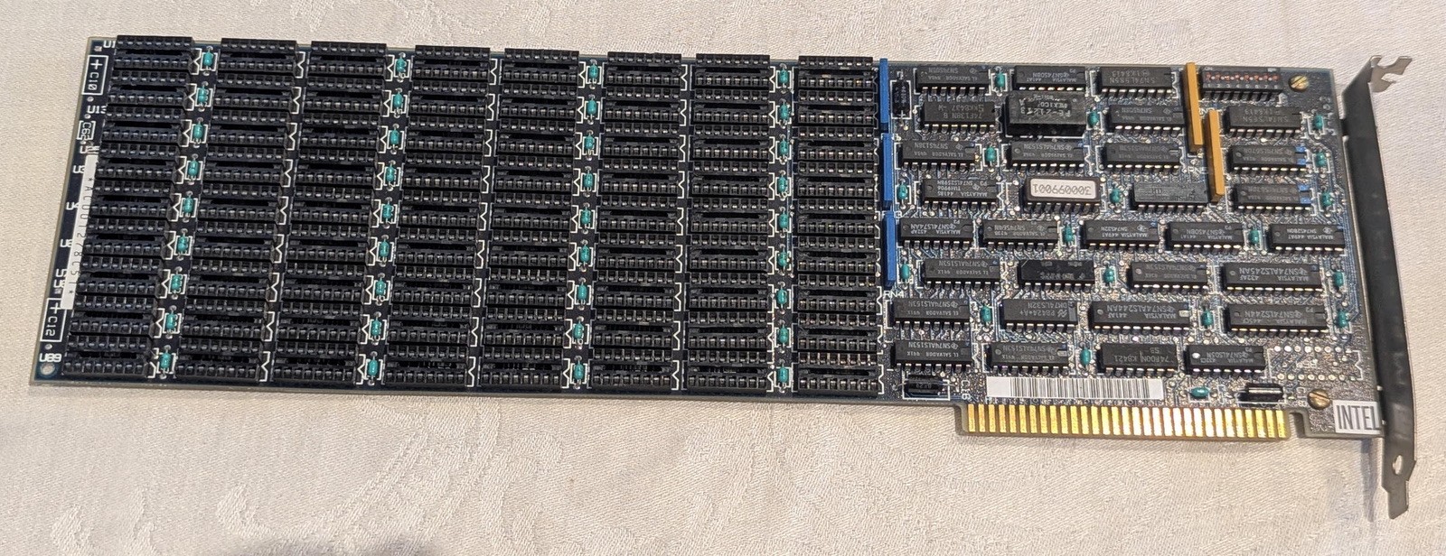 Vintage 1985 Intel 8-bit ISA Memory Expansion Board #300023-001