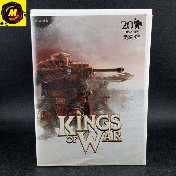 Dwarfs - Ironwatch Regiment (x20) (MGKWD22-1) (NIB) - #162647 - Kings of War