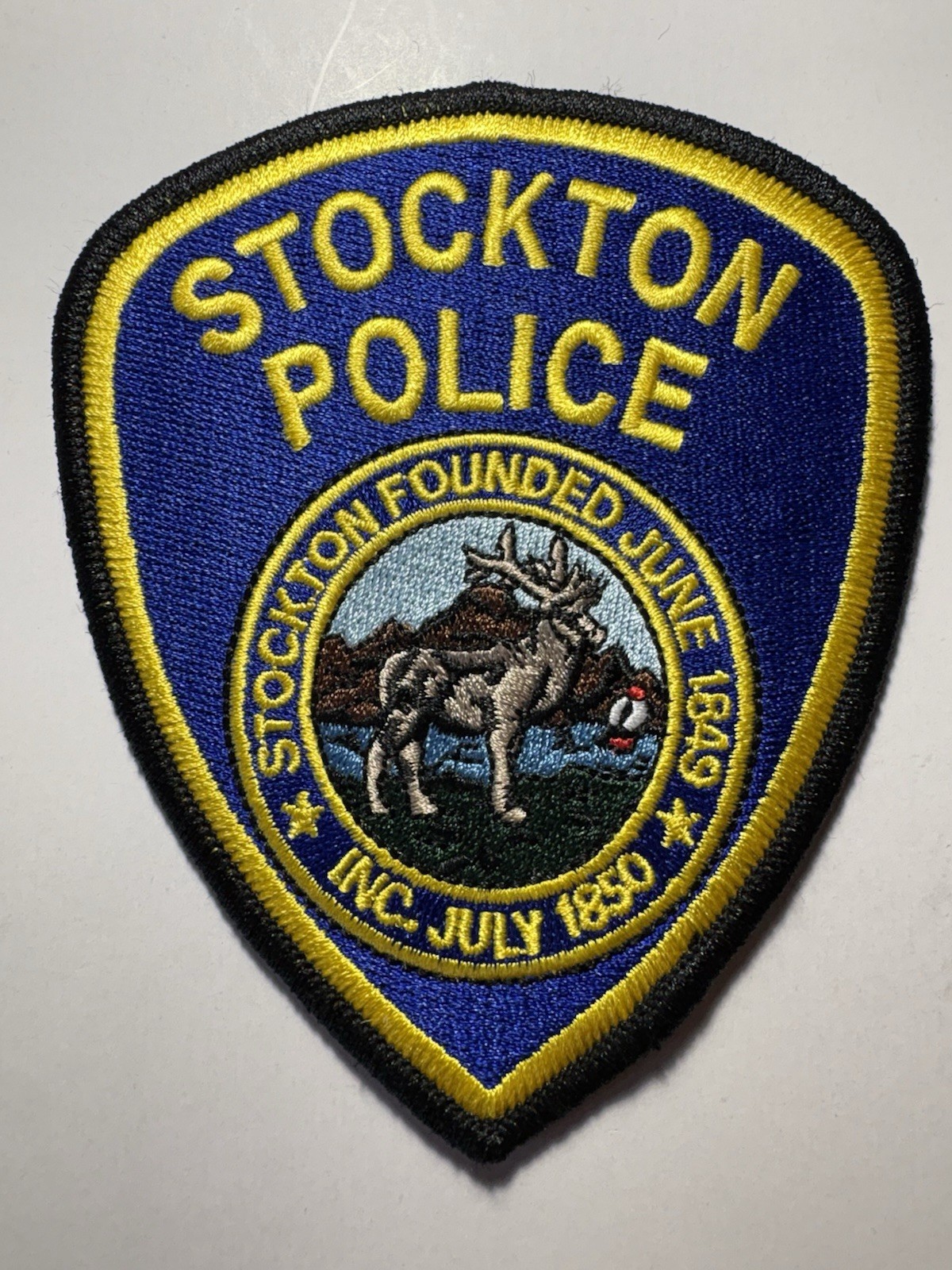 Stockton California Police Patch
