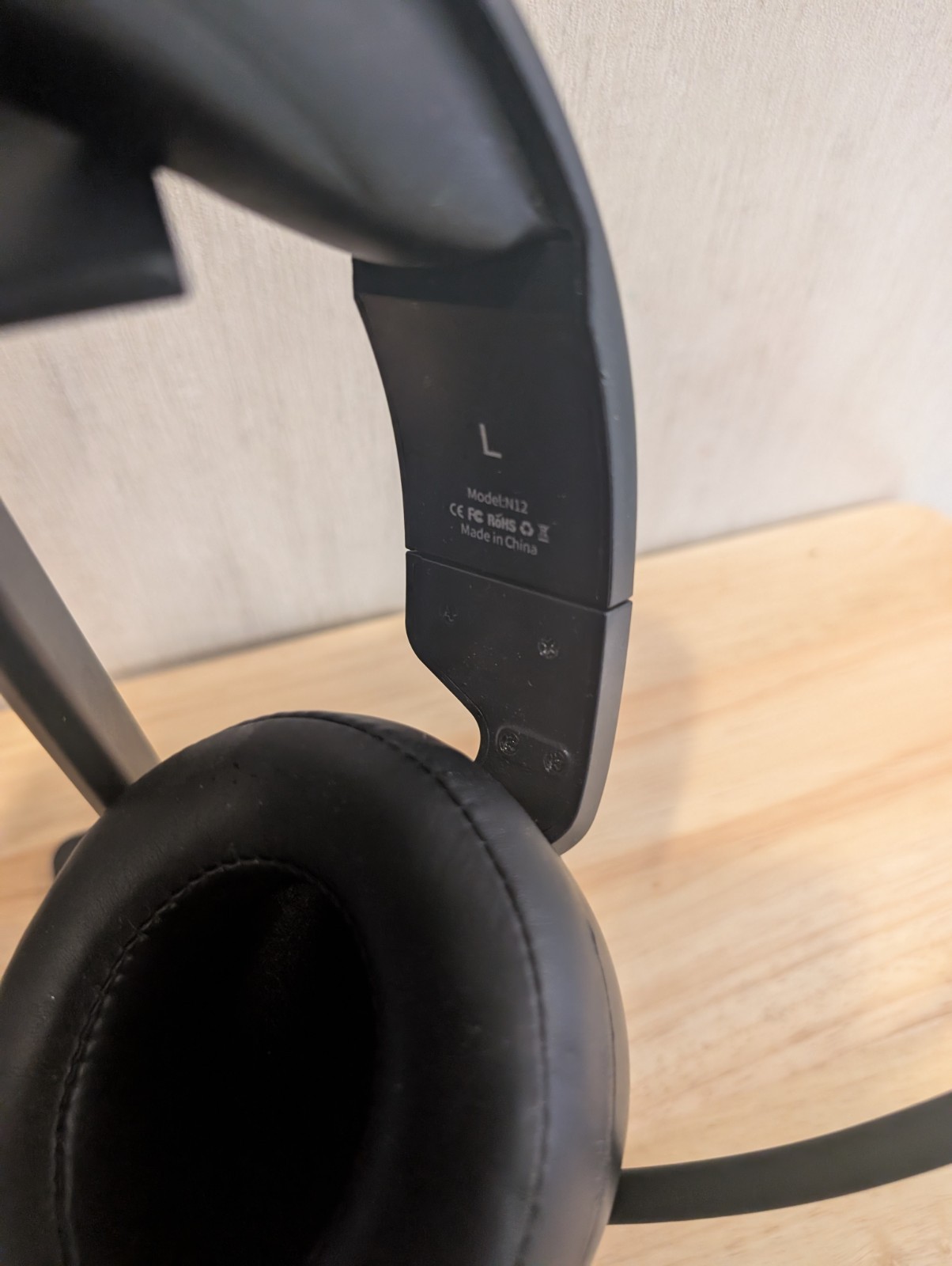 Nubwo N12 Gaming Headset With Fold-Down mic- Black