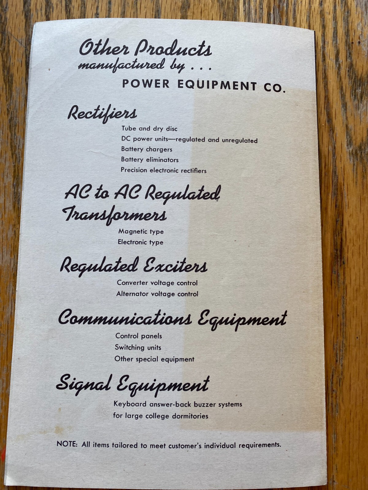 Airplane Never Stall Brochure 1946