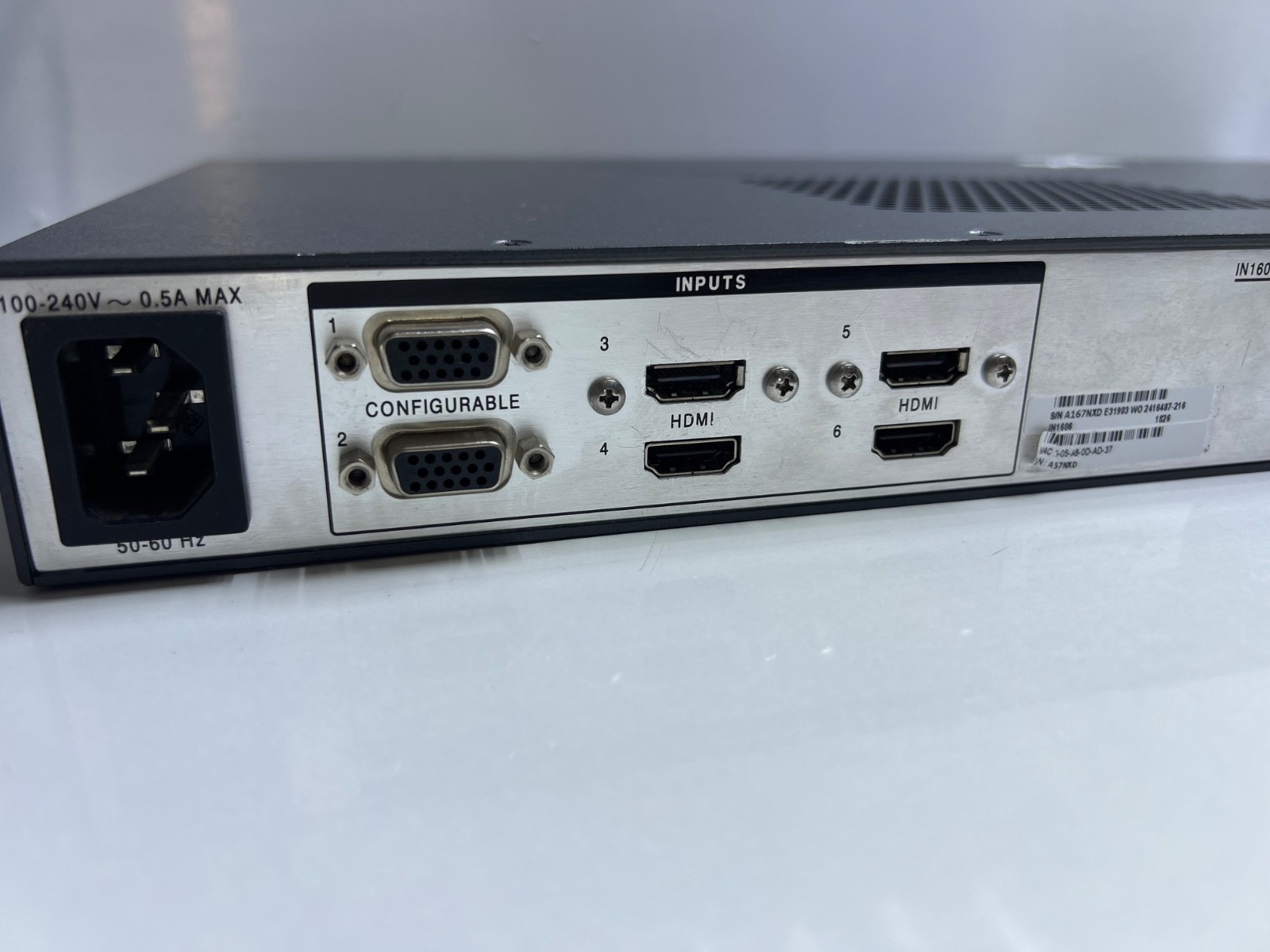 Extron IN1606 Six-Input Scaling Presentation Switcher