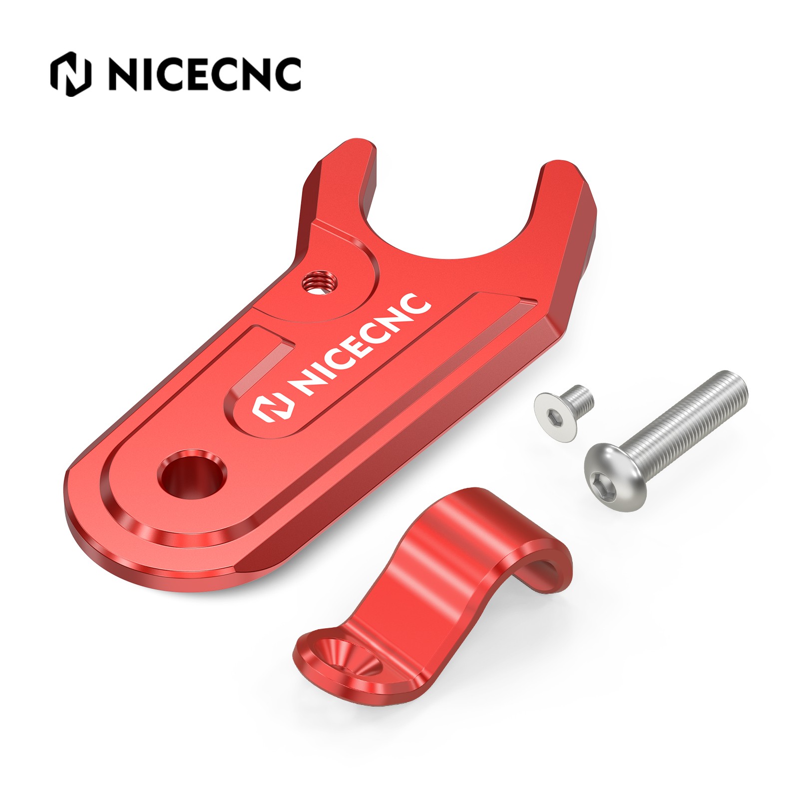 NICECNC Spark Plug Boot Hold Down Bracket For Yamaha YFZ450R 2009-2025