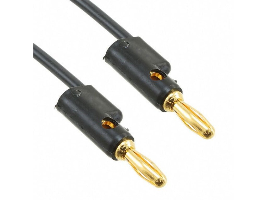 Pomona 2948-60-0 Stacking Banana Plug Patch Cord, Gold-plated