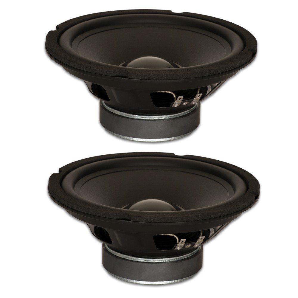 2 Goldwood Sound GW-8028 Rubber Surround 8" Woofers 190W each 8ohm Speakers