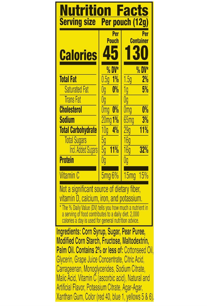 Gushers Tropical Fruit Flavored Snacks, Mini Pouches, 3 Ct, 1.32 oz