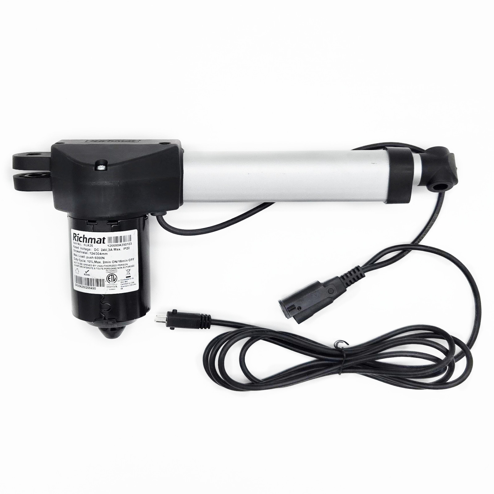 Richmat HJA35 Adjustable Bed Base Actuator 124/304mm Stroke