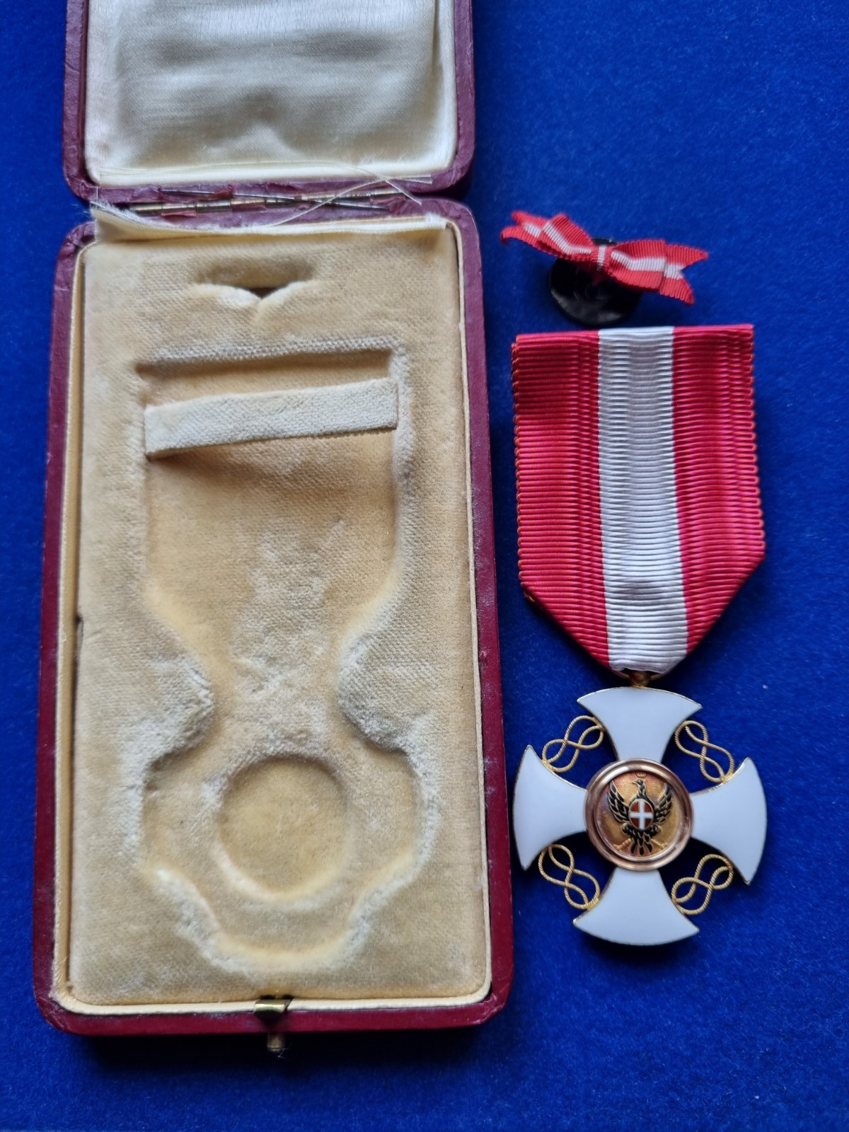 KINGDOM OF ITALY VITTORIO EMANUELE III ° DECORATION KNIGHT ORDER CROWN ITALY