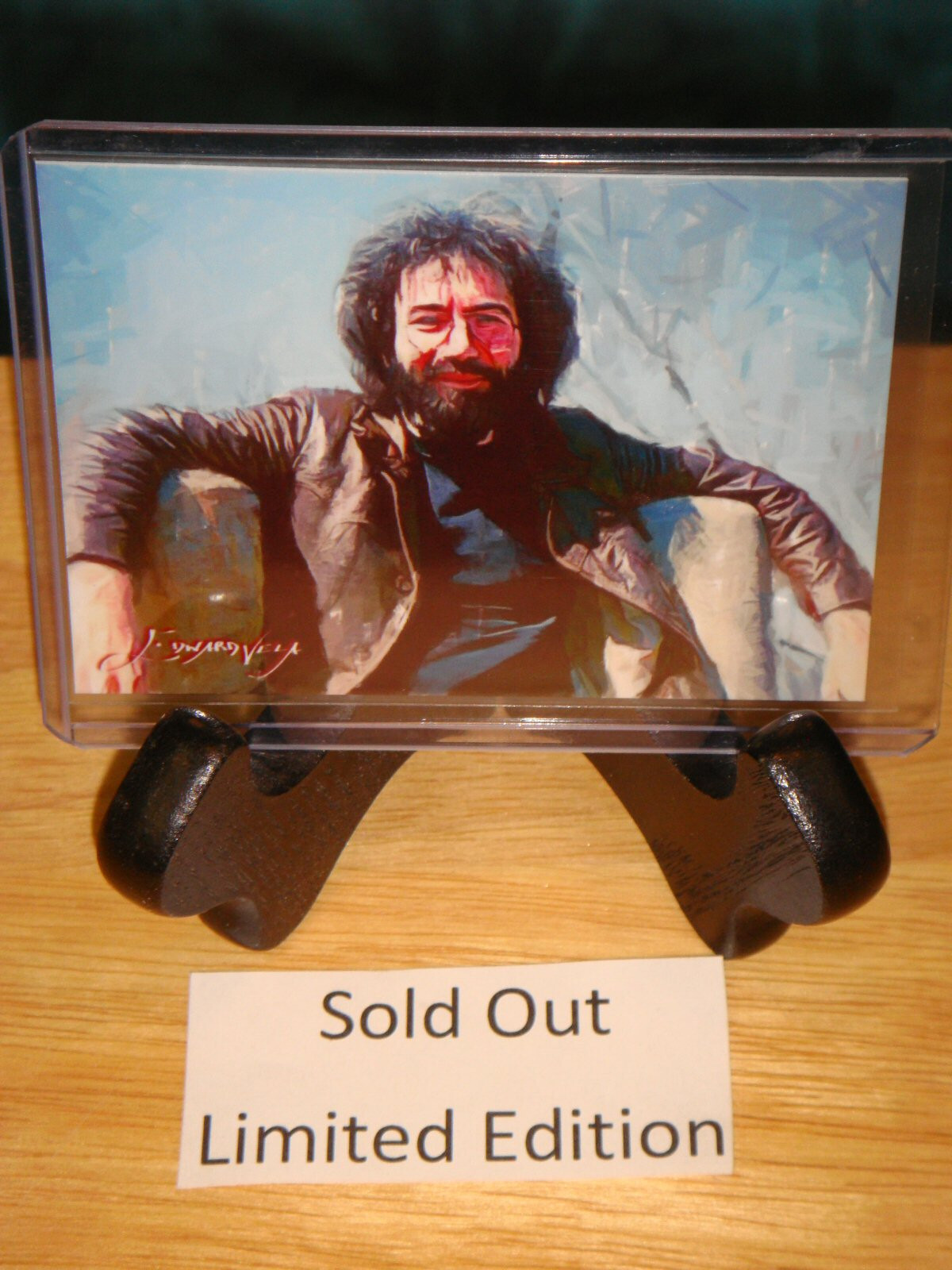 Grateful Dead JERRY GARCIA #4 Art Card SoldOut Limited Edition 35/50 Edward Vela
