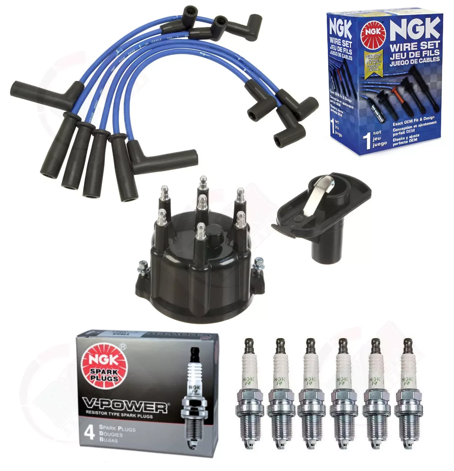 OEM Tune-Up Kit for Jeep Wrangler Jeep Cherokee Grand Cherokee 4.0 6 CYL