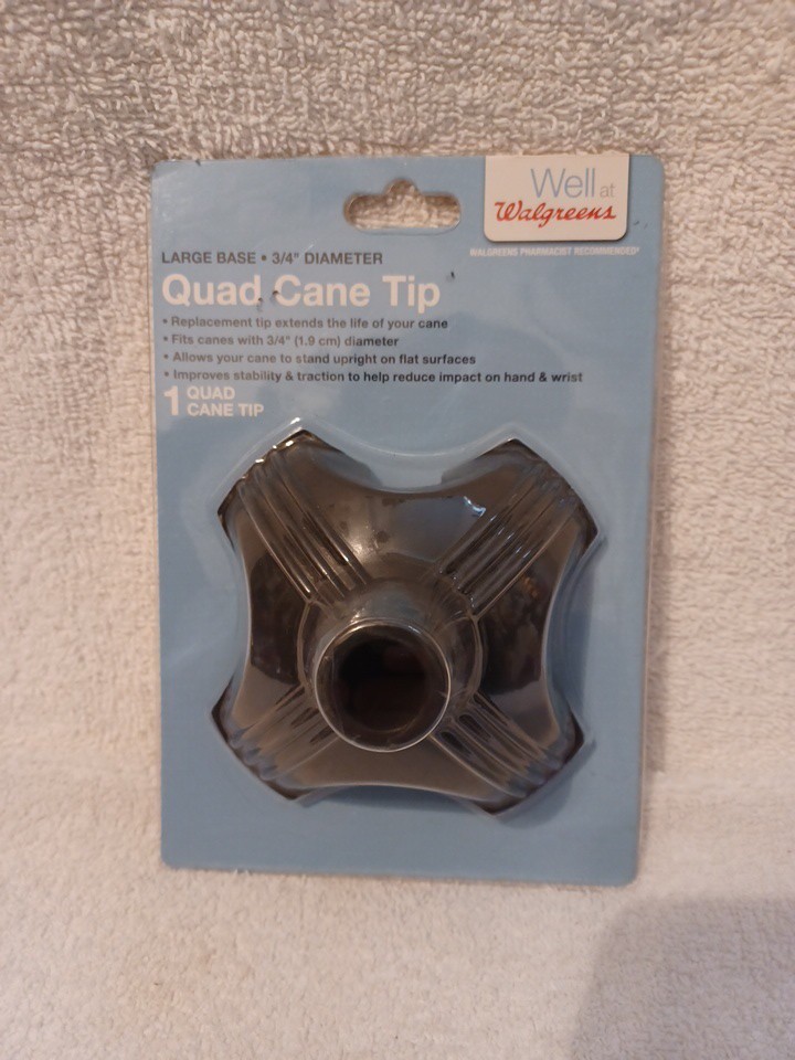 CANE TIP / SELF STANDING Base Replacement For Most Canes. B-30