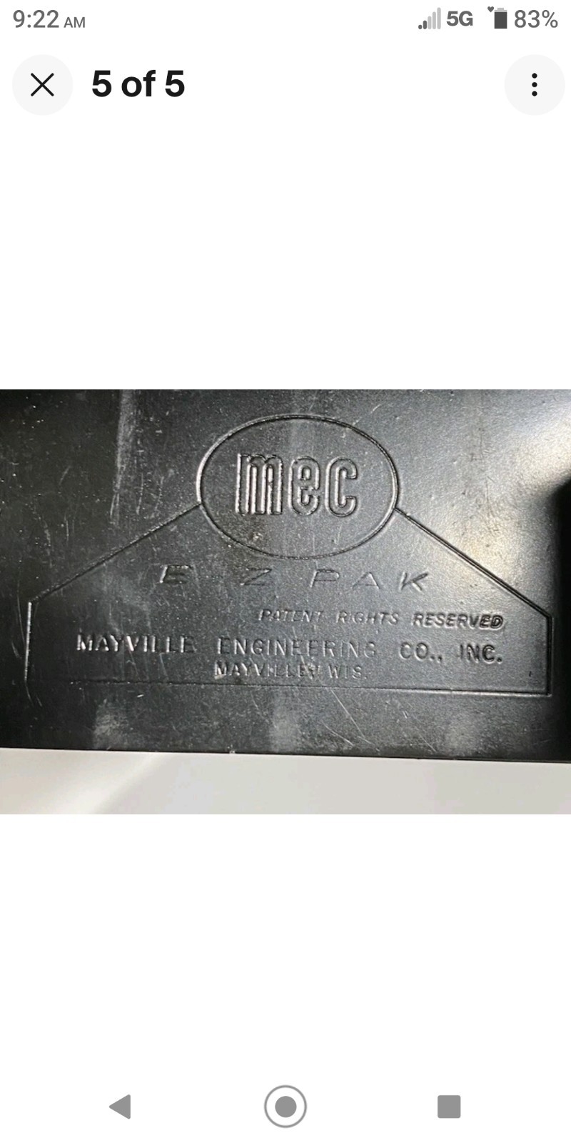 MEC E E - Z PACK 12 GAUGE RELOADING TRAY.