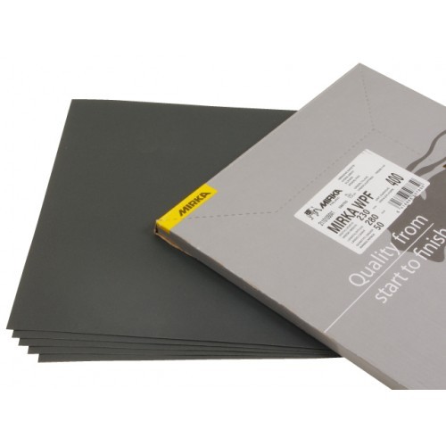 Mirka 21-101-P1500 Waterproof Sandpaper Sheets 9" x 11"  1500 Grit, 50/Sleeve
