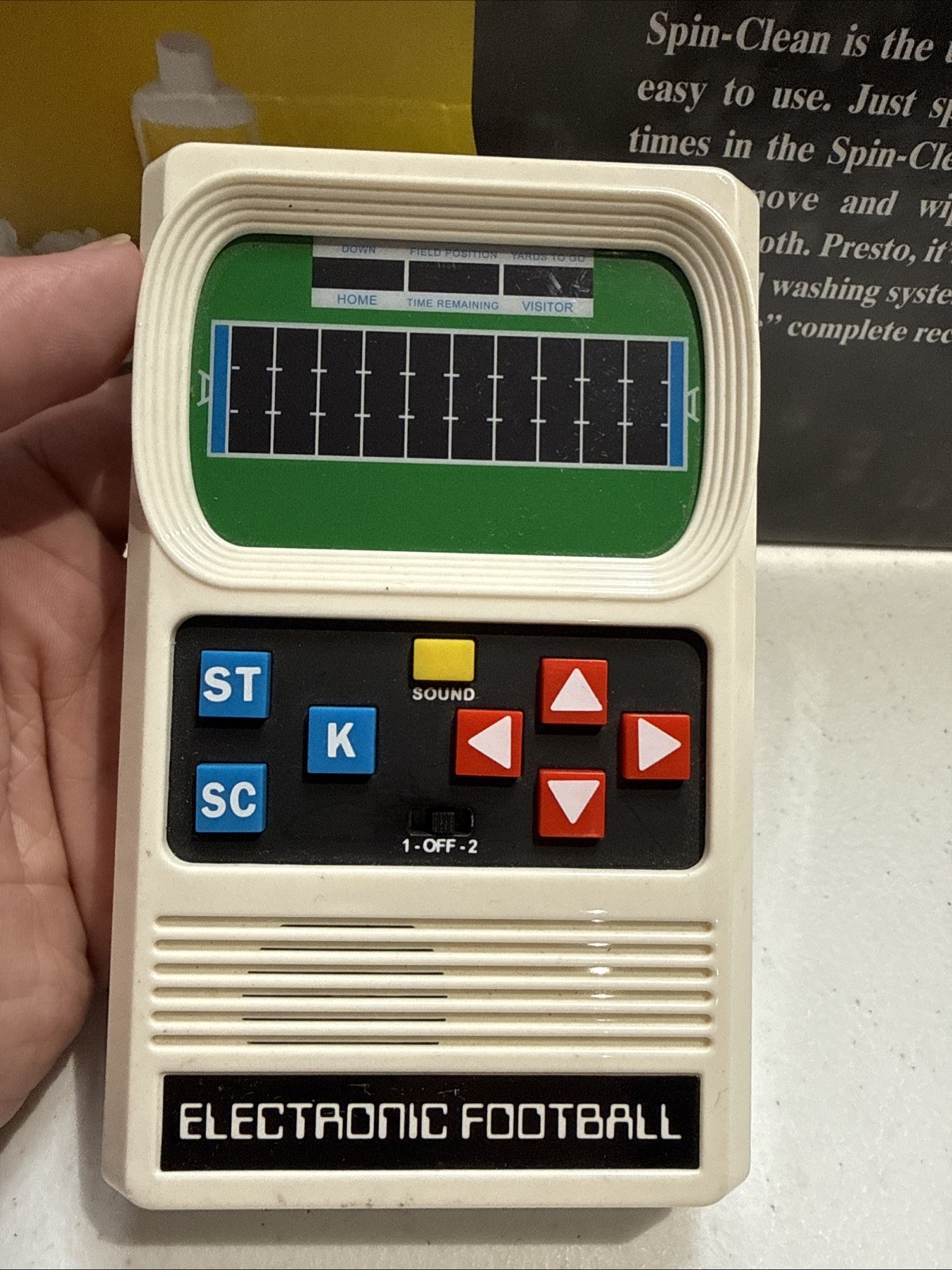 Mattel Electronic Football Handheld Electronic Game Tested Working
